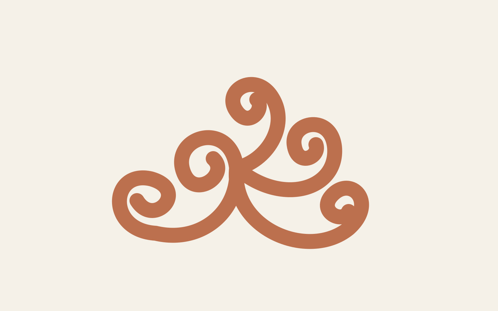 Solid ornamental curls and the open spaces between them form a single wall-like arrangement.