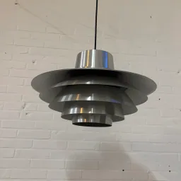 Svend Middelboe Verona brushed aluminium pendant light