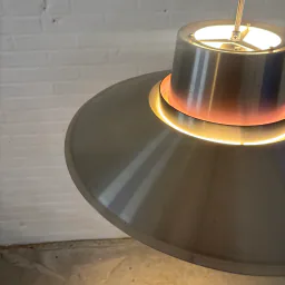 Svend Middelboe Verona brushed aluminium pendant light