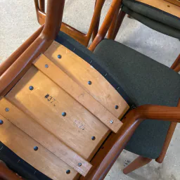 Set of Six Boomerang Dining Chairs by Alfred Christensen