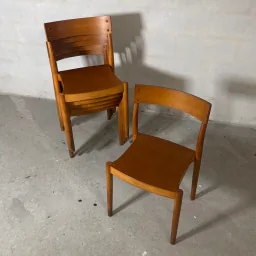 “Portex” Stackable Dining Chairs — Peter Hvidt & Orla Mølgaard-Nielsen, 1945