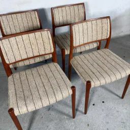 Set of Four Model 80 Dining Chairs by Niels O. Møller
