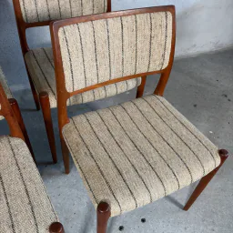Set of Four Model 80 Dining Chairs by Niels O. Møller