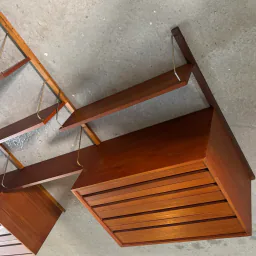 Poul Cadovius Royal System Modular Wall Unit (3 Bays)