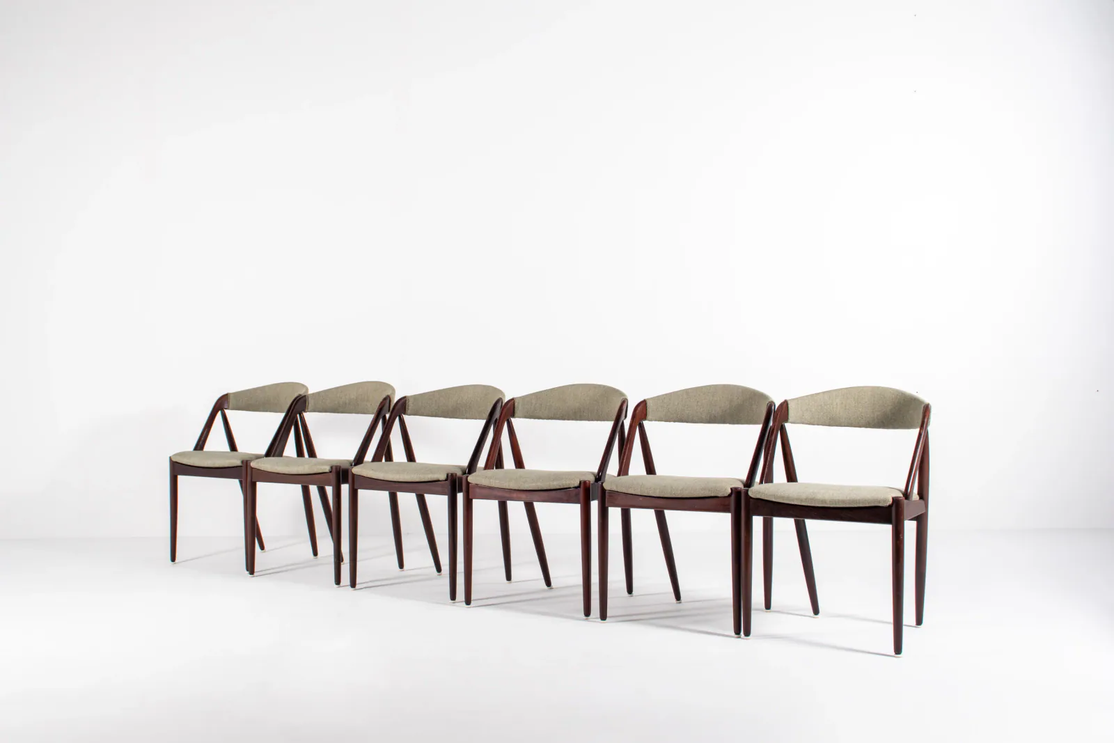 Set of 6 Kai Kristiansen Model 31 Teak Dining Chairs