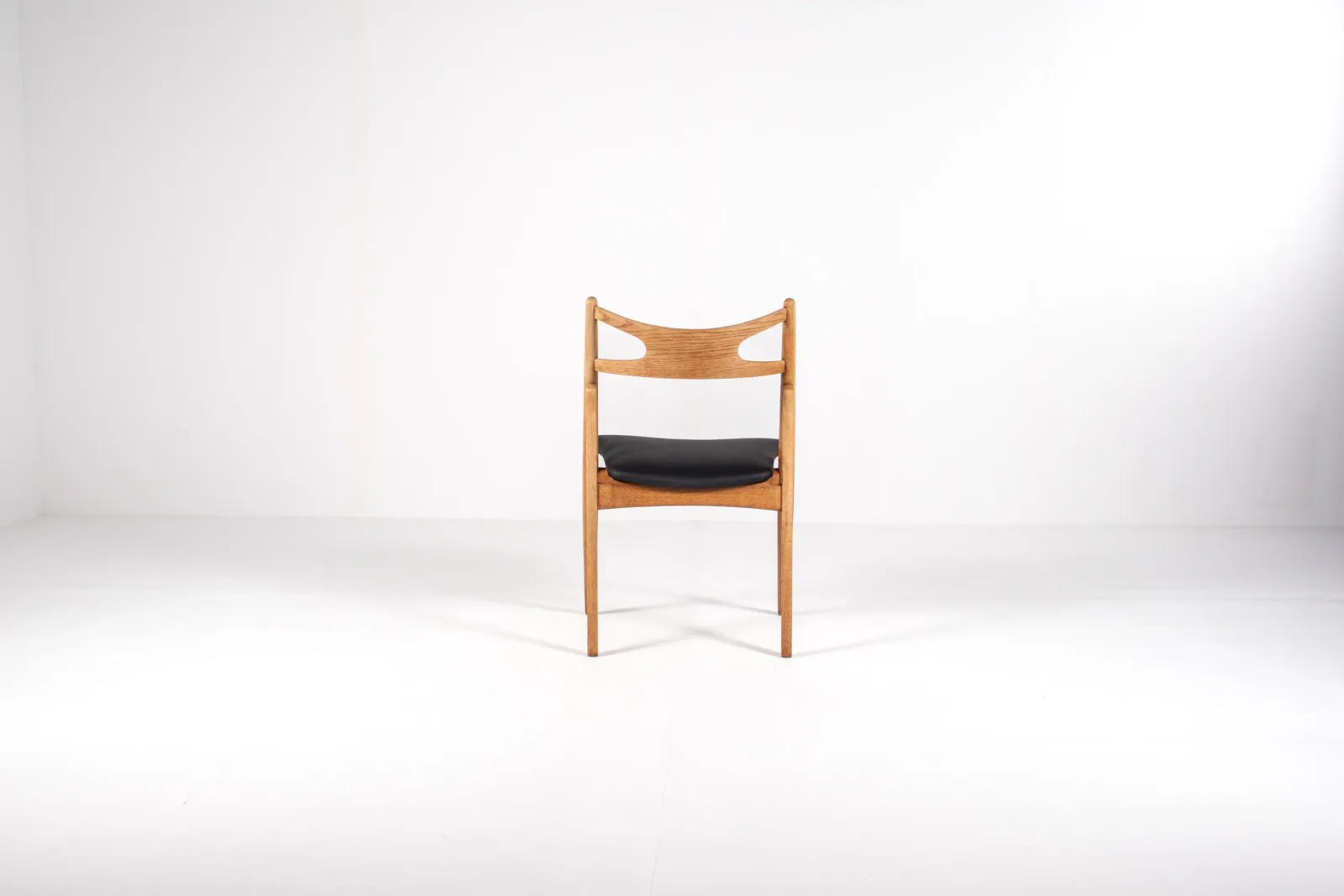 Set of Five CH29 “Sawbuck” Dining Chairs by Hans J. Wegner for Carl Hansen & Søn, 1950s