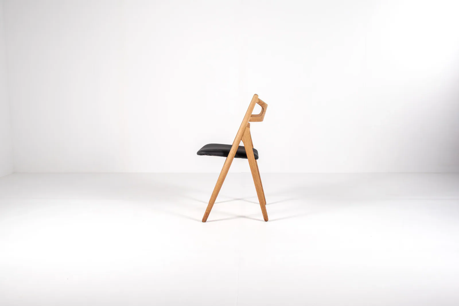 Set of Five CH29 “Sawbuck” Dining Chairs by Hans J. Wegner for Carl Hansen & Søn, 1950s