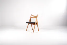 Set of Five CH29 “Sawbuck” Dining Chairs by Hans J. Wegner for Carl Hansen & Søn, 1950s