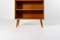 1960s Danish Oak Bookcase with Four Open Shelves