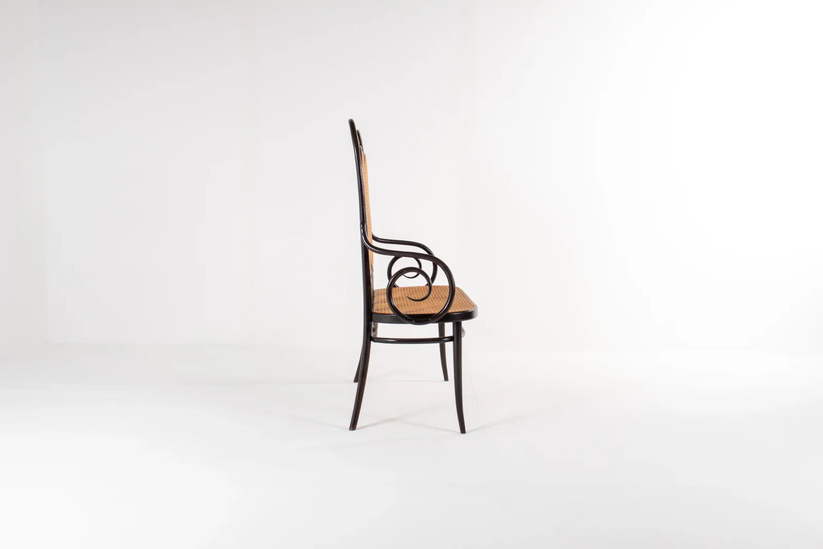 Thonet Model 207 Bentwood Bench with Cane, 1980s