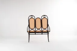 Thonet Model 207 Bentwood Bench with Cane, 1980s