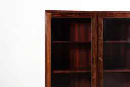 Mid-Century Danish Rosewood Display Cabinet with Glass Doors, 1960s