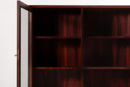 Mid-Century Danish Rosewood Display Cabinet with Glass Doors, 1960s