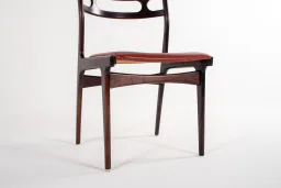 Set of Four Johannes Andersen Model 138 Dining Chairs in Rosewood