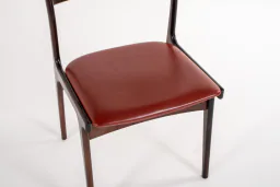 Set of Four Johannes Andersen Model 138 Dining Chairs in Rosewood