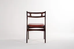 Set of Four Johannes Andersen Model 138 Dining Chairs in Rosewood