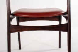 Set of Four Johannes Andersen Model 138 Dining Chairs in Rosewood
