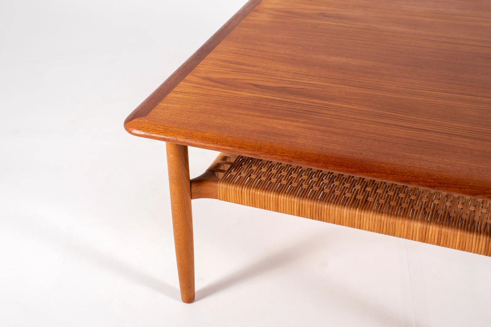 Danish Mid-Century Square Teak Coffee Table by Kurt Østervig for Jason Møbler, 1960s
