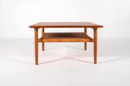 Danish Mid-Century Square Teak Coffee Table by Kurt Østervig for Jason Møbler, 1960s