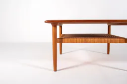 Danish Mid-Century Square Teak Coffee Table by Kurt Østervig for Jason Møbler, 1960s