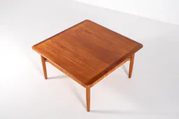 Danish Mid-Century Square Teak Coffee Table by Kurt Østervig for Jason Møbler, 1960s