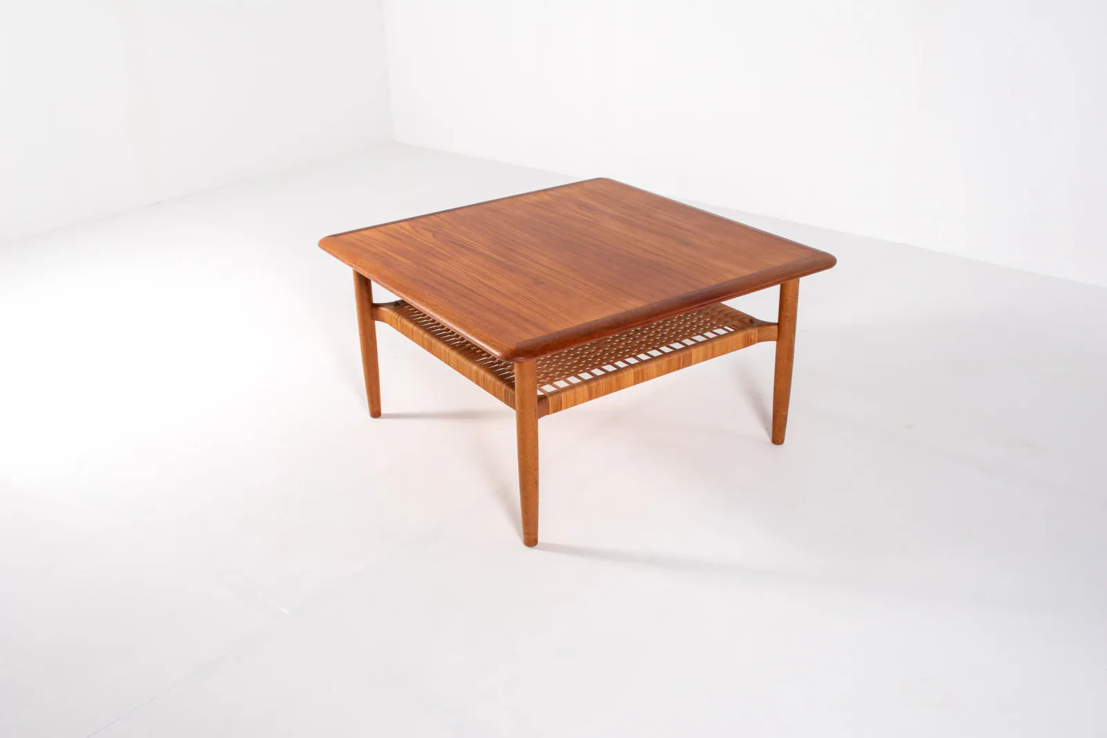 Danish Mid-Century Square Teak Coffee Table by Kurt Østervig for Jason Møbler, 1960s