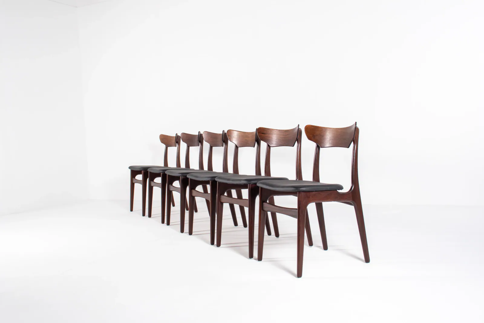 Set of 6 Schiønning & Elgaard Rosewood Dining Chairs