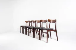 Set of 6 Schiønning & Elgaard Rosewood Dining Chairs