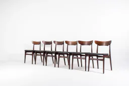 Set of 6 Schiønning & Elgaard Rosewood Dining Chairs