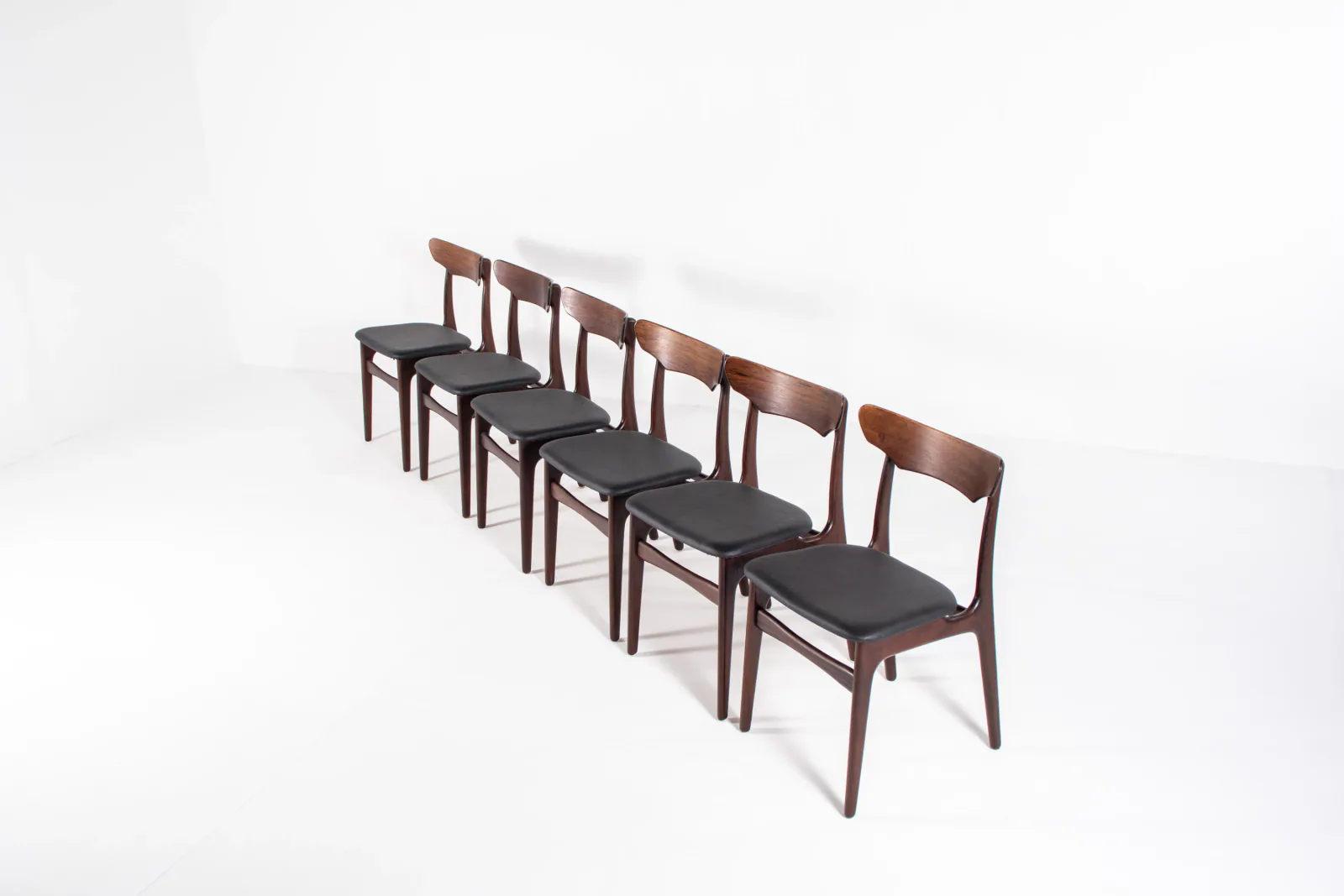 Set of 6 Schiønning & Elgaard Rosewood Dining Chairs