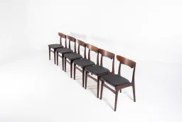 Set of 6 Schiønning & Elgaard Rosewood Dining Chairs