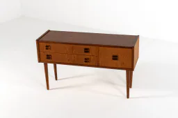 1960s Danish Oak Sideboard with Four Drawers