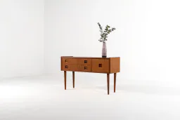 1960s Danish Oak Sideboard with Four Drawers