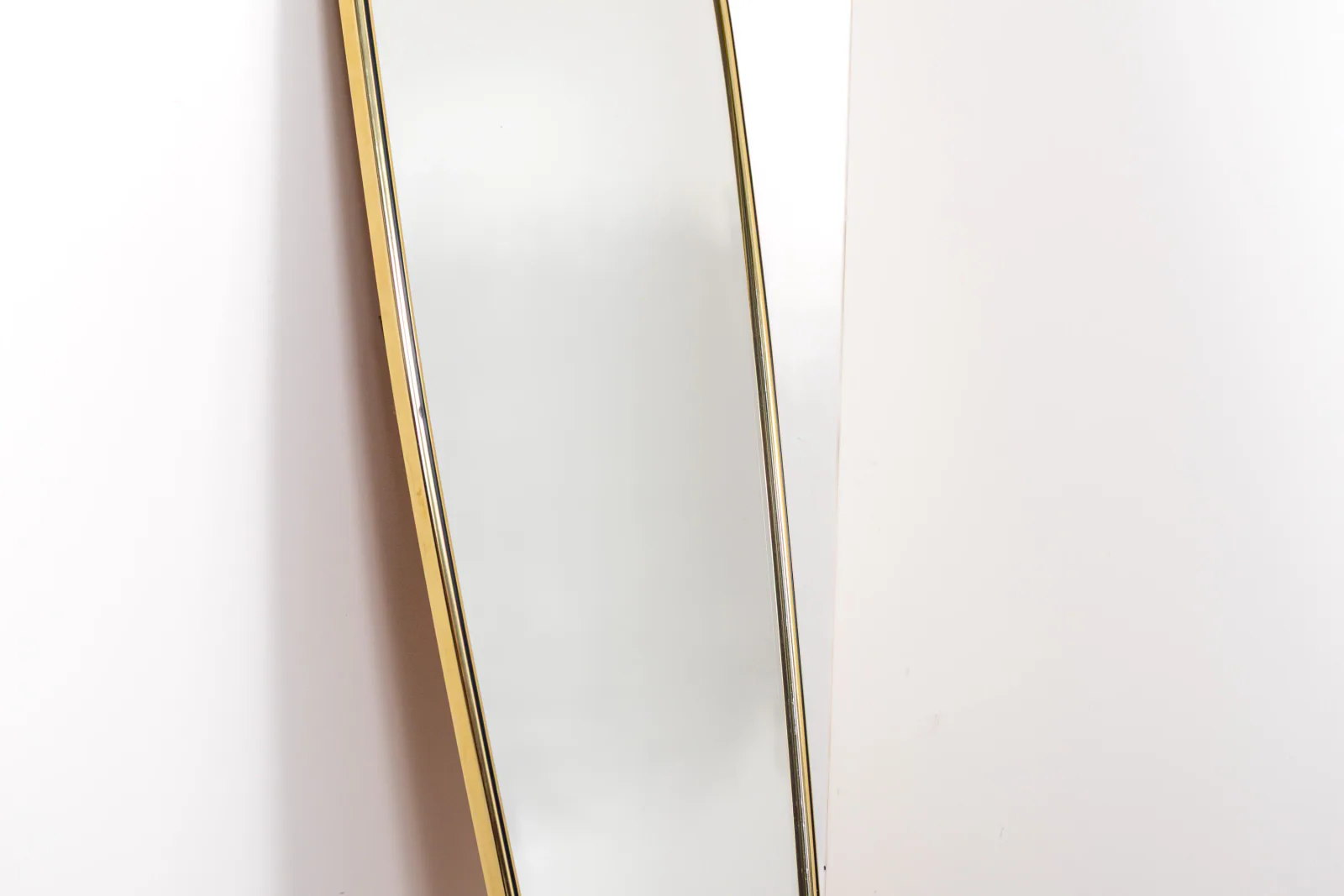 Mid-Century Brass Wall Mirror, 1960s