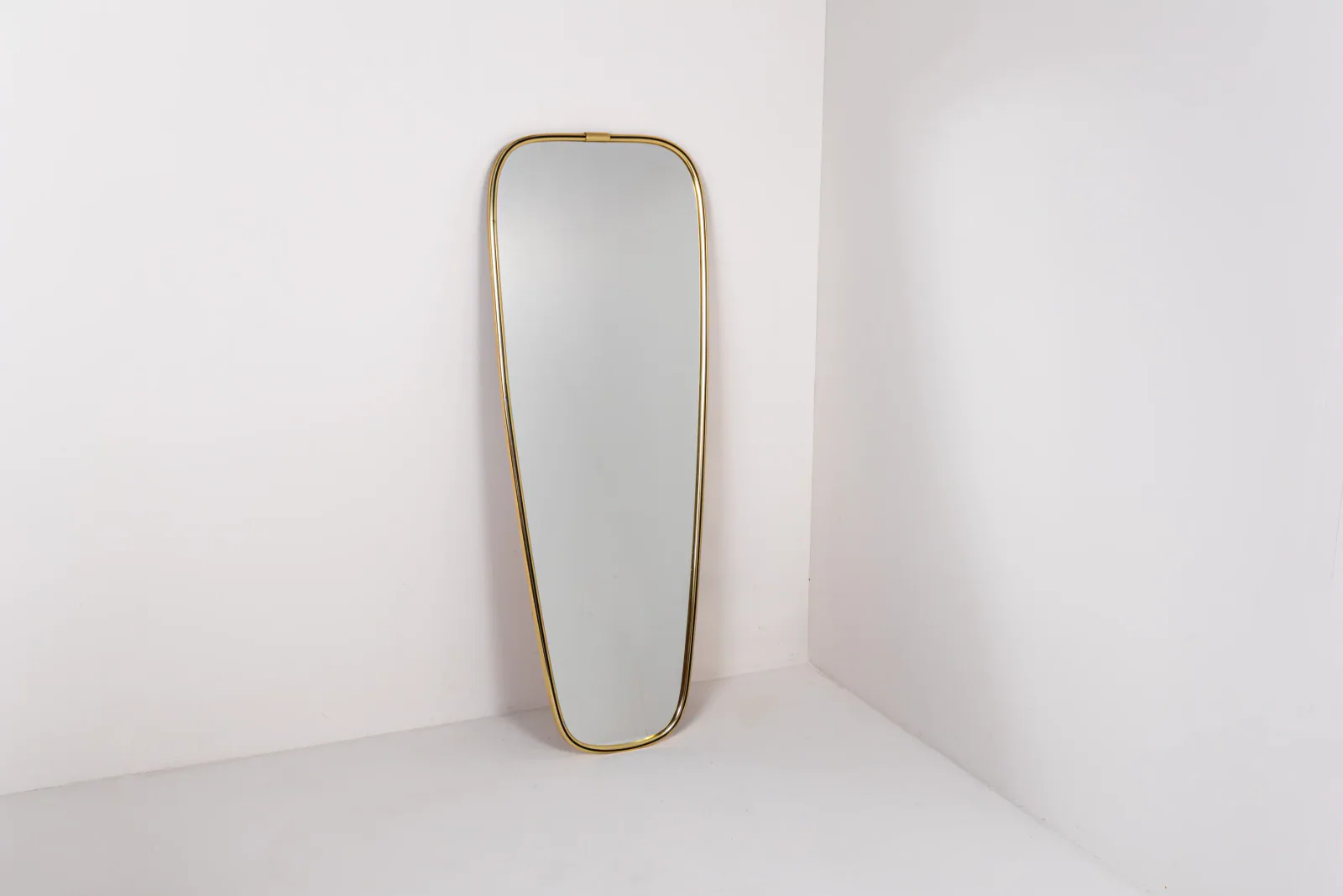 Mid-Century Brass Wall Mirror, 1960s