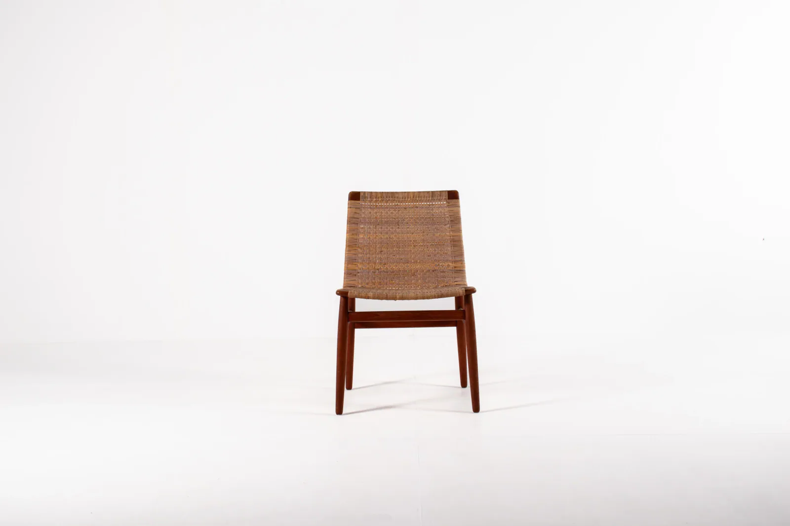 Jørgen Høj Teak & Rattan Dining Chair