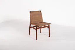 Jørgen Høj Teak & Rattan Dining Chair
