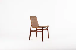 Jørgen Høj Teak & Rattan Dining Chair