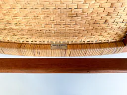 Jørgen Høj Teak & Rattan Dining Chair