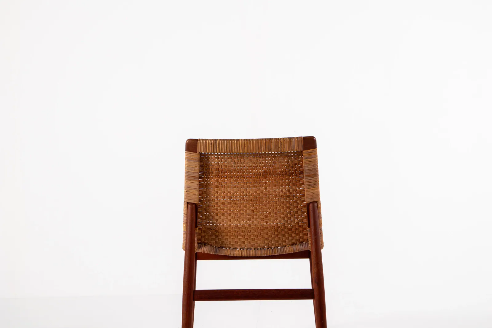 Jørgen Høj Teak & Rattan Dining Chair