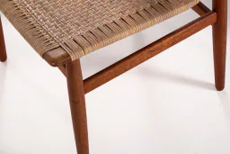Jørgen Høj Teak & Rattan Dining Chair