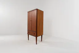 Mid-Century Danish Teak Corner Cabinet with Drawer, 1960s