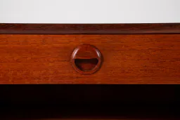 Mid-Century Danish Teak Bedside Table with Drawer