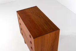 Mid-Century Danish Teak Chest of Drawers, 1970s Scandinavian Dresser