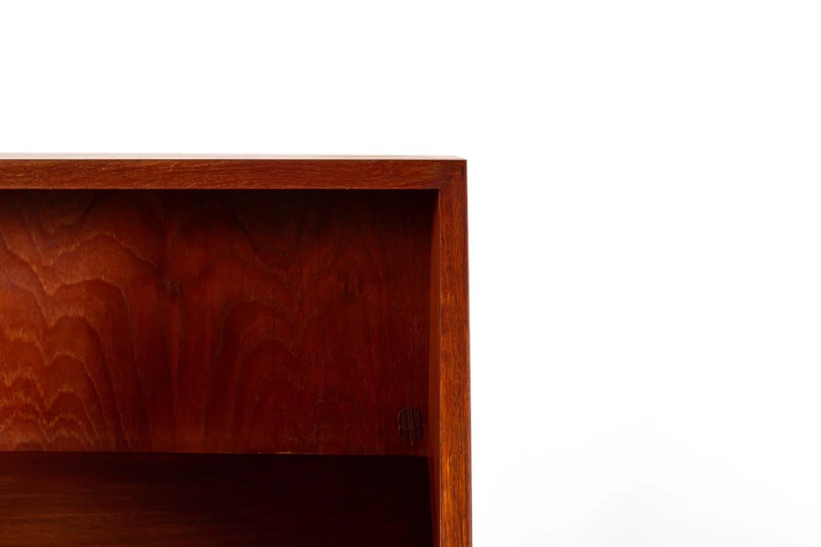 1960s Danish Teak Secretary Desk with Fold-Down Writing Surface
