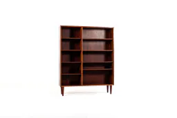 1960s Danish Rosewood Bookcase by Kibæk Møbelfabrik