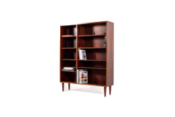 1960s Danish Rosewood Bookcase by Kibæk Møbelfabrik