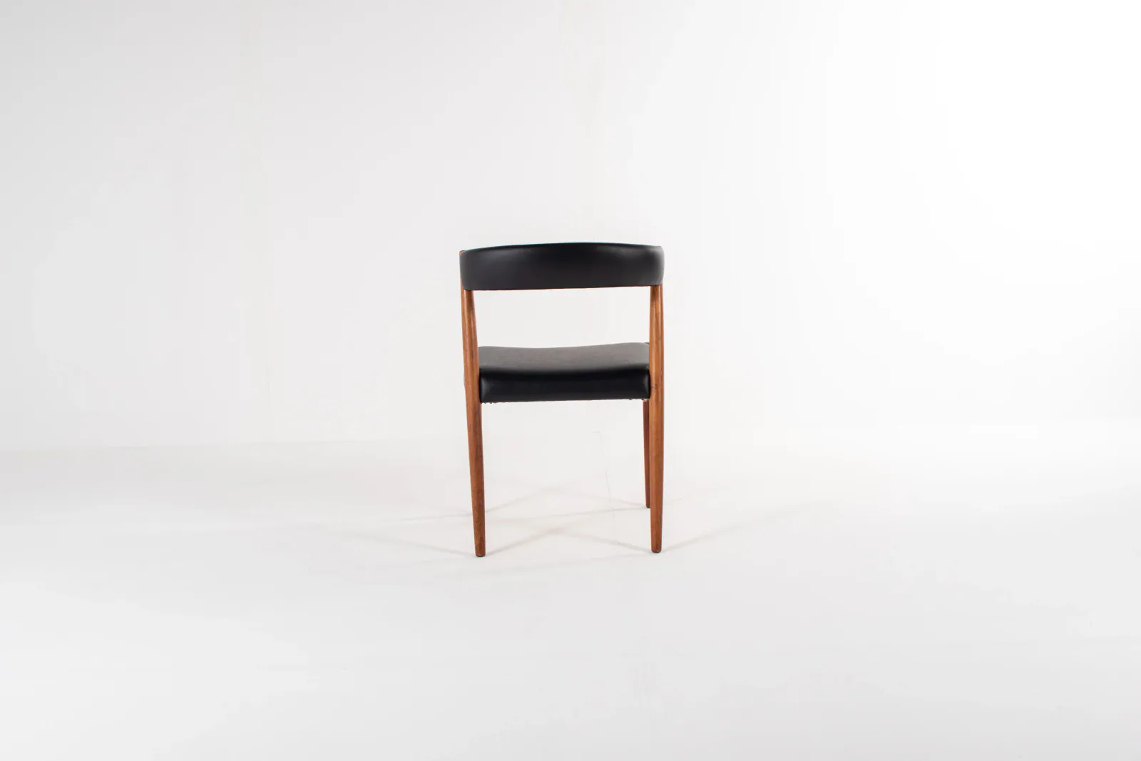 Set of 4 Danish Modern Teak Dining Chairs, 1960s — Newly Upholstered