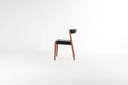 Set of 4 Danish Modern Teak Dining Chairs, 1960s — Newly Upholstered