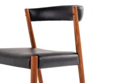 Set of 4 Danish Modern Teak Dining Chairs, 1960s — Newly Upholstered
